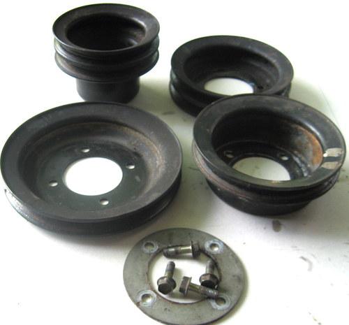 89-91 mazda rx7 rx-7 convertible front engine pulley & harmonic balancer set