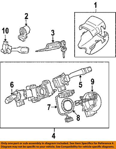 Toyota oem 8414014120 switch, multi-function/combination/combination switch