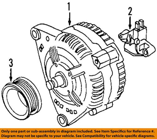 Volkswagen oem 038903024gx alternator/alternator/generator