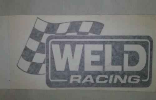 Weld racing decal (read description)