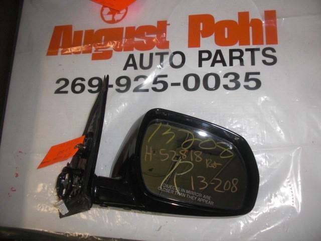 03 04 murano r. side view mirror power heated w/memory 564576