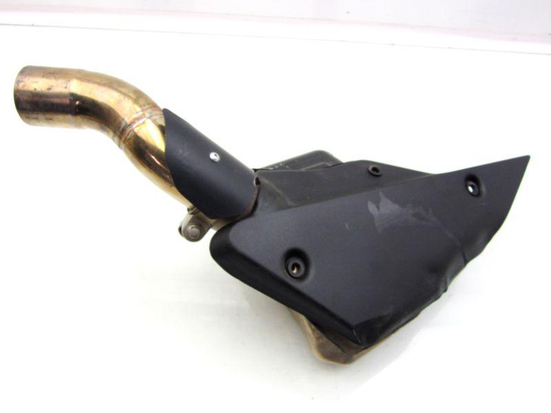 08 09 10 ninja zx-10r zx10r zx10 exhaust center chamber collector cat mid pipe