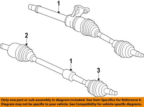 Mopar oem rl105649af drive axles-axle assembly