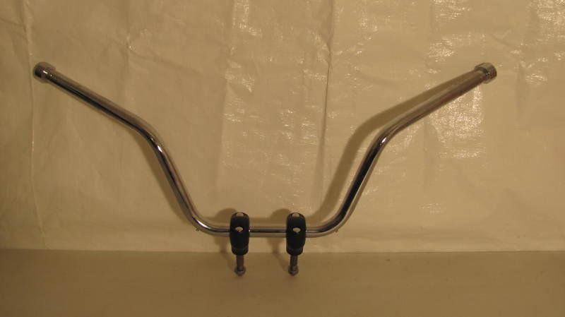 99 - 09 yamaha vstar 1100 handlebars with risers and bar ends - no res 