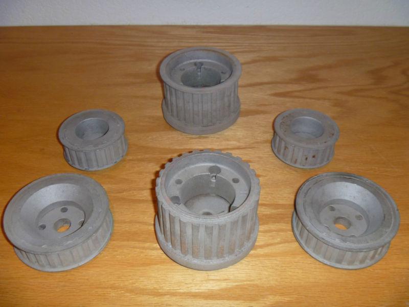 Marine cog pulleys for b/b or s/b engines