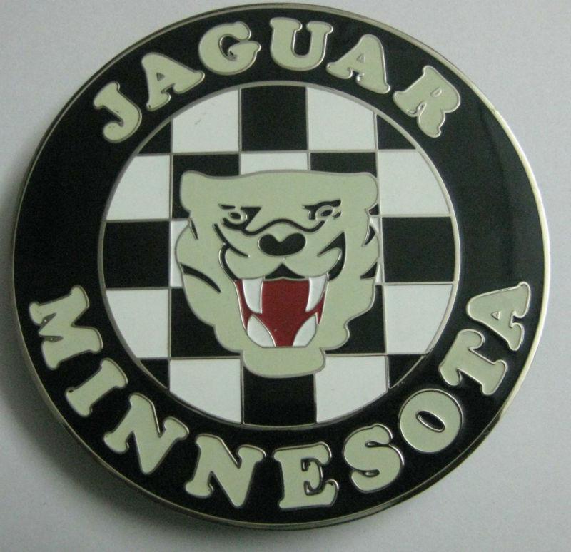 Car badge - jaguar minnesota grill badge emblem logos metal car grill badge embl