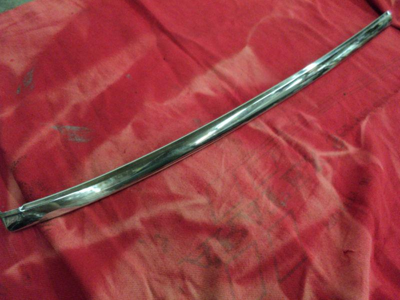 1967-69 chevrolet camaro lh rear lower window stainless trim moulding