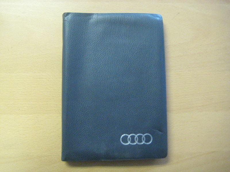 Audi a4 factory books owners manual with leather binder - 1996