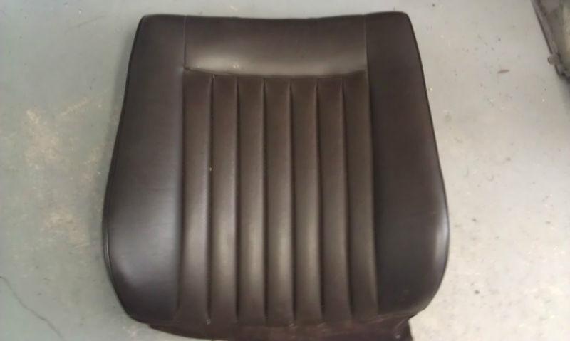 Mercedes w126 front seat leather backrest cover brown 1269106716, 1269105547