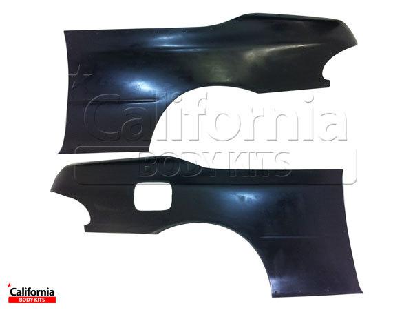 Cbk frp 22b wide body 40mm fenders (rear) 2pc impreza gc8 93-01 usa shipper