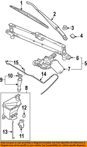 Gm oem 96397517 windshield washer pump