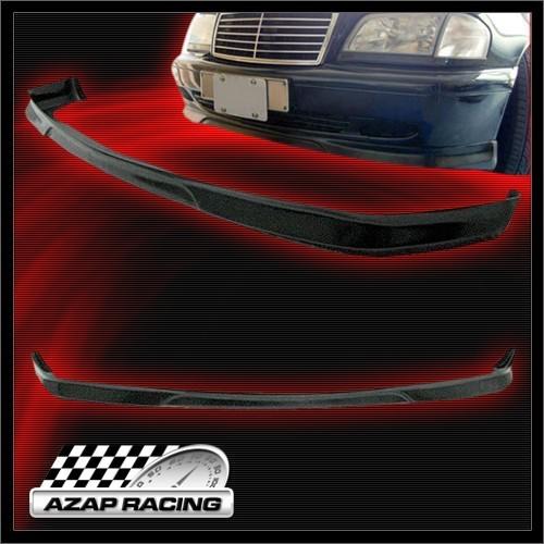 94-00 euro tune style front bumper lip spoiler poly-urethane for mercedes benz