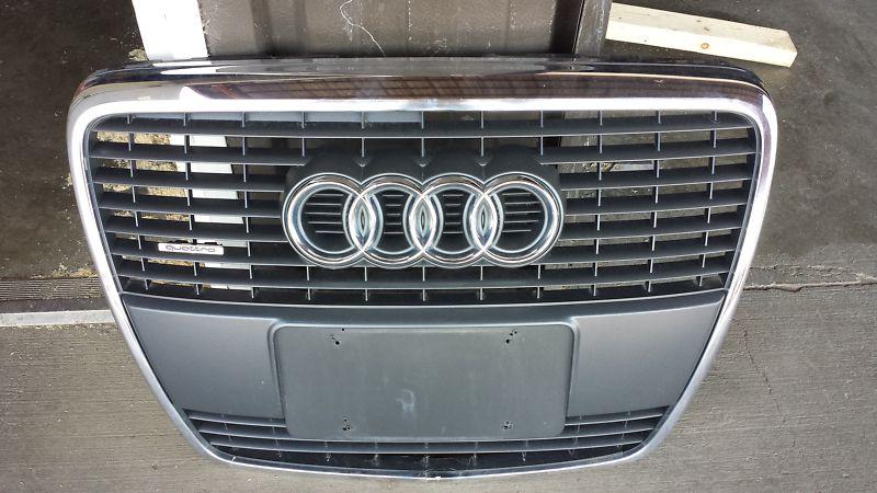 2008 audi a6 quattro upper bumper grille exc s-line; w/o adaptive cruiz