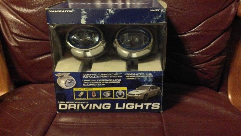 Navigator high performance halogen driving lights nv-501w brand new