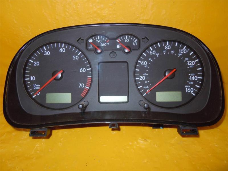 02 03 jetta golf speedometer instrument cluster dash panel gauges 114,405