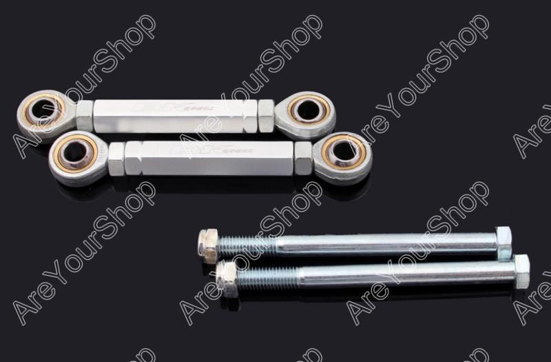 Rear adjustable lowering links kit suzuki b-king gsx1300 2008-2012 silver