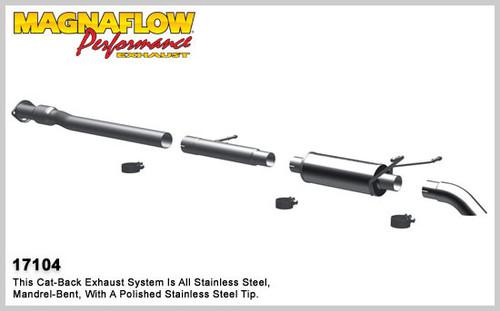 Magnaflow 17104 chevrolet truck silverado 1500 stainless cat-back system exhaust