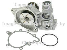 Bmw e34 (93-95) 530 540 water pump kit w/gasket,o-rings graf + 1 year warranty