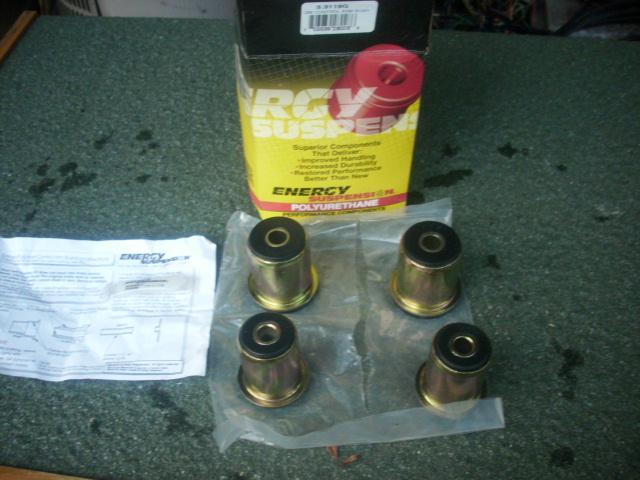 Polyurethane gm lower control arm bushings 4x4 s-10 sonoma