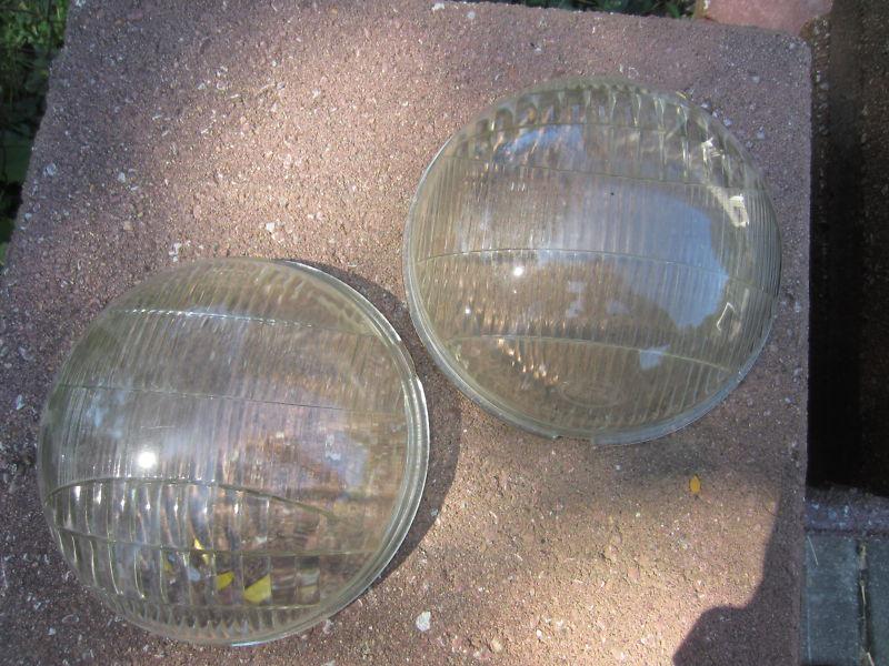 1936 ford script headlight lens