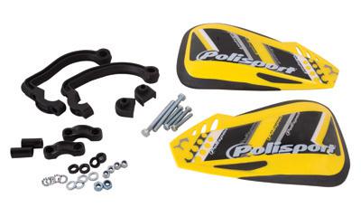 Polisport defender hand guards suzuki rm rmz yellow