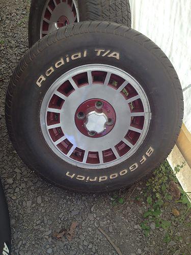 Classic ford custom painted rims 4 lug