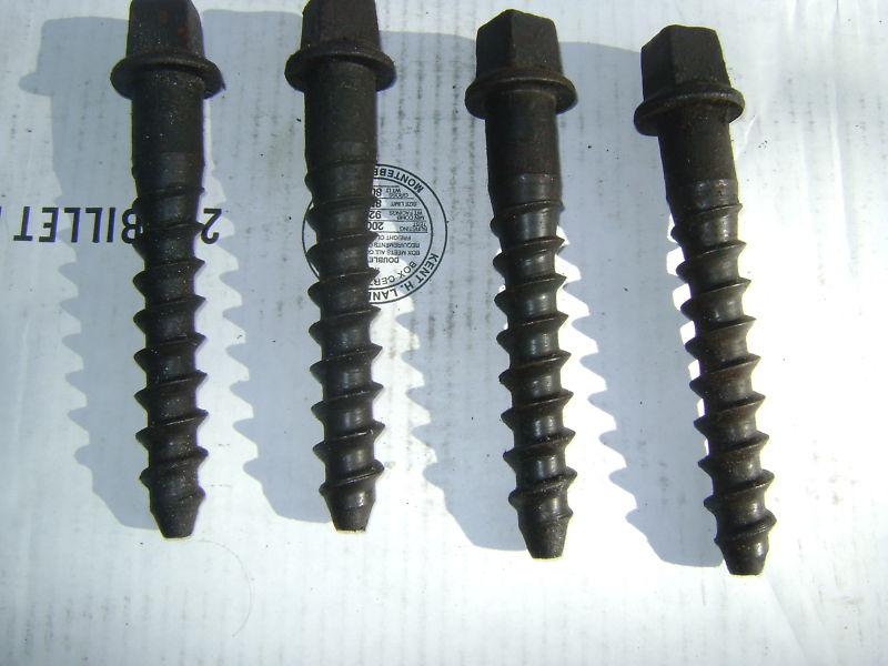 Rail road track screws  make some cool foot pegs