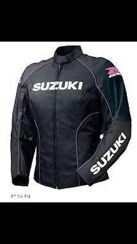 Brand new womens suzuki gsxr gsx-r  black textile jacket 