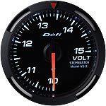 Defi white series racer gauge voltimeter 10-15v df07006