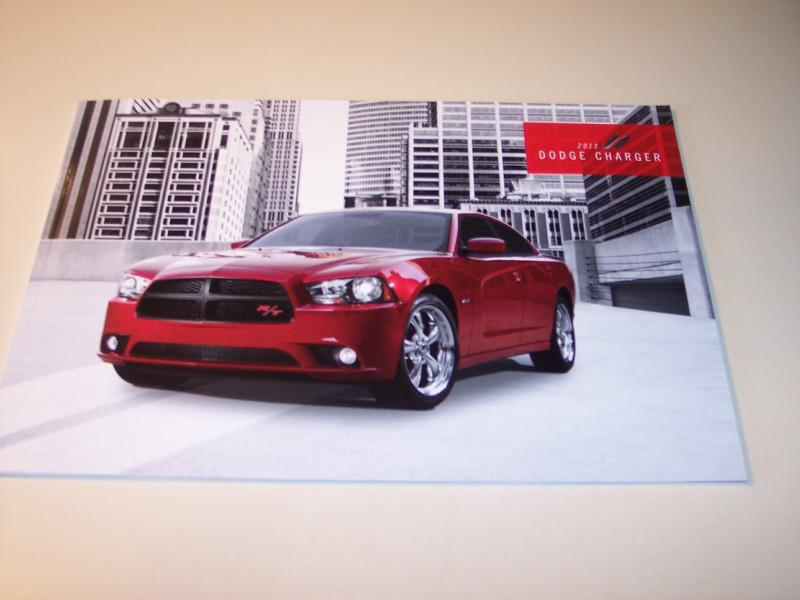 New 2013 dodge charger se sxt r/t  32 page deluxe brochure