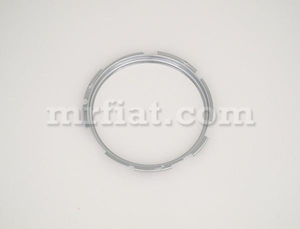 Fiat 124 spider chrome headlight ring oem new