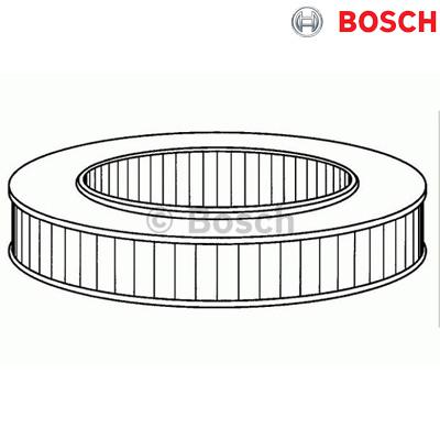 1x bosch air-filter insert 1457429801 s9801