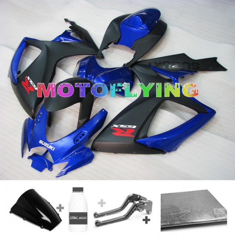 Injection fairing bodywork paint levers for suzuki 2006 2007 gsxr 600 750 k6 h19