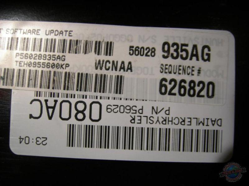 Engine computer ecu dakota 1051368 05 main ecu ran nice 56028935ag