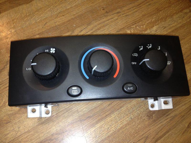 Hvac heater a/c controls jeep grand cherokee 2002