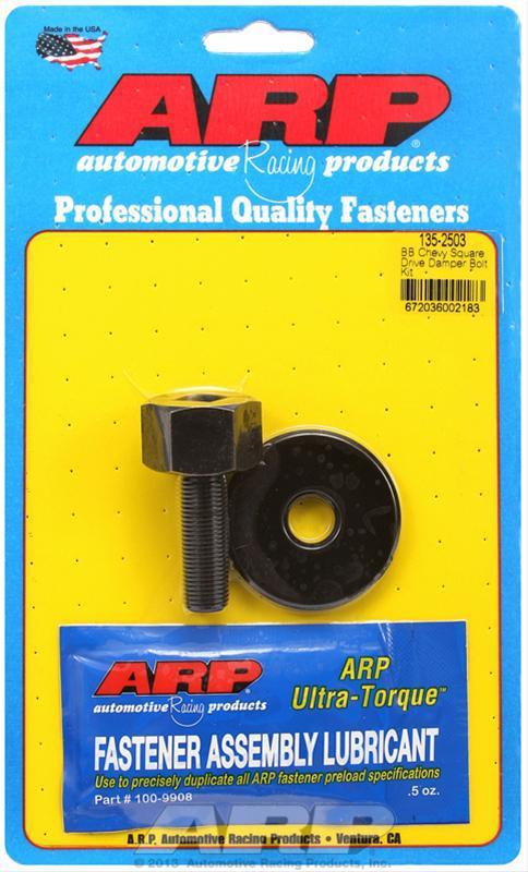 Arp harmonic balancer bolt chromoly black oxide square drive chevy big block