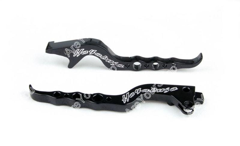 Brake clutch levers for suzuki hayabusa gsxr1300 1999-2007 black