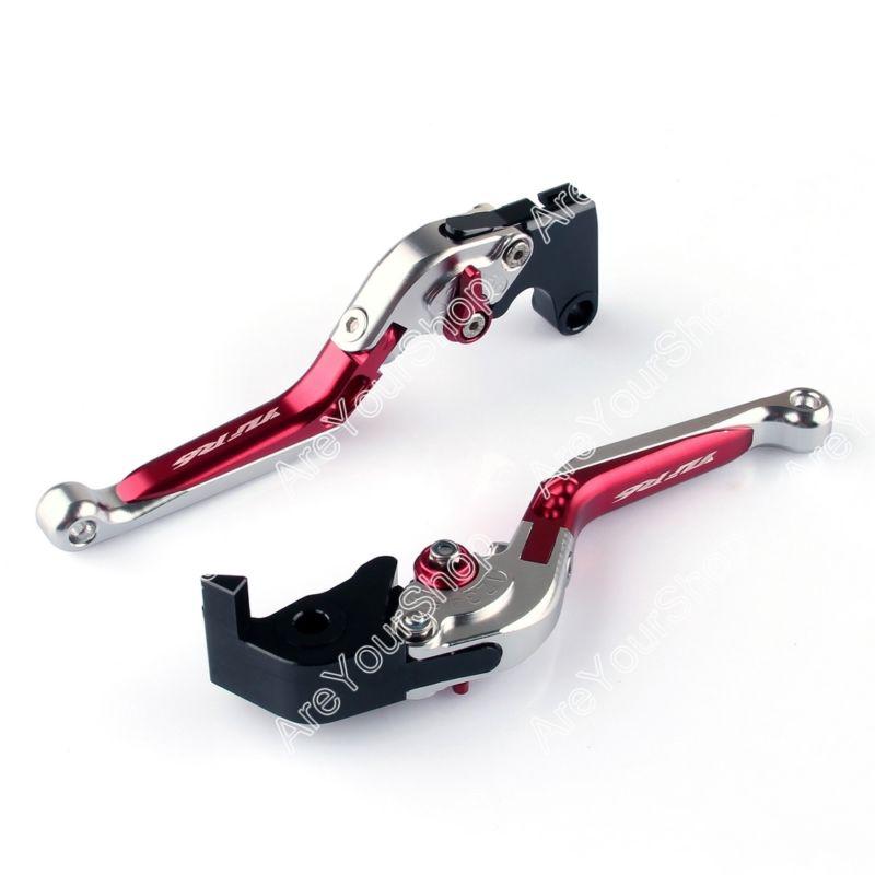 Adjustable folding extendable brake clutch levers yamaha yzf r6 2005-2013 red