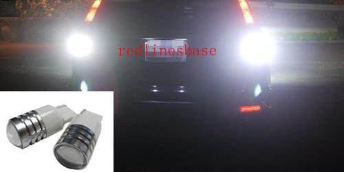 White high power projector led 7443 7440 rear turn lights (isuzu oasis subaru )