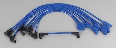 Taylor spark plug wires spiro-pro 8mm blue 45 degree boots ford mustang 5.0l v8