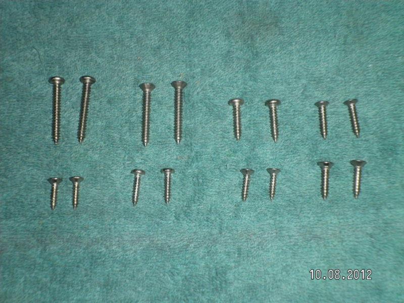 Mercury comet stainless steel screw  320 pcs set