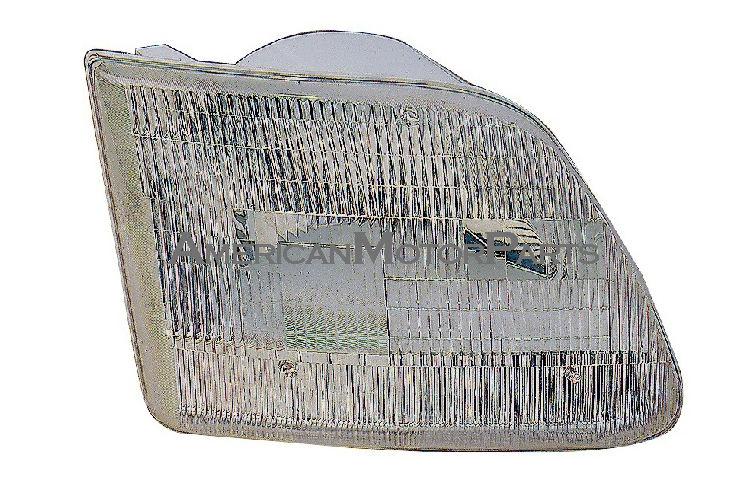 Right passenger side replacement headlight w/o bracket 96-04 ford - f85z13008aa