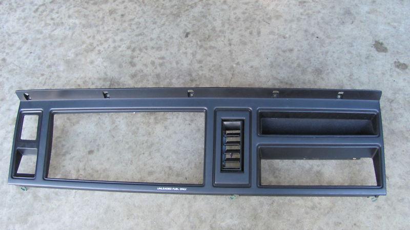 1987 dodge daytona shelby instrumnet cluster bezel dash trim oem perfect 1988 89