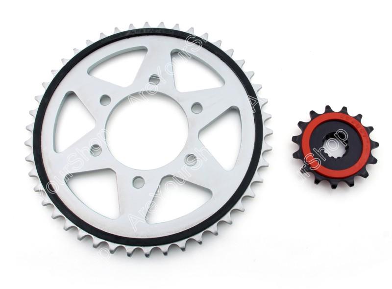 Front & rear sprocket for kawasaki zx6r 600 636 2007-2012 16t 46t 520