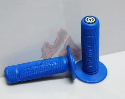 New style blue throttle grips for pit dirt bike scooter  brembo