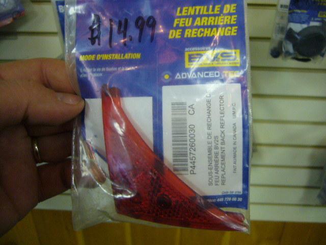 Bv2s reflector red   new!!