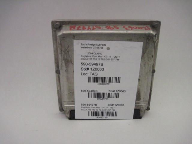 Ecu ecm computer cl500 e500 s430 sl55 02 03 04 05 a 113 153 12 79 0 261 207 786