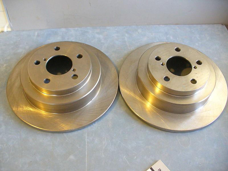 Pair subaru  rear disc brake  rotors new