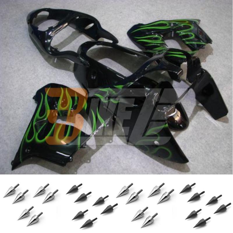 Free bolt kit! body frame fairing kit for kawasaki ninja zx9r 2000 2001 paa