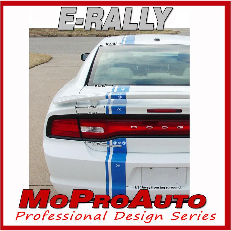 2011 dodge charger e-rally trunk racing stripes decals pro grade 3m graphics 55